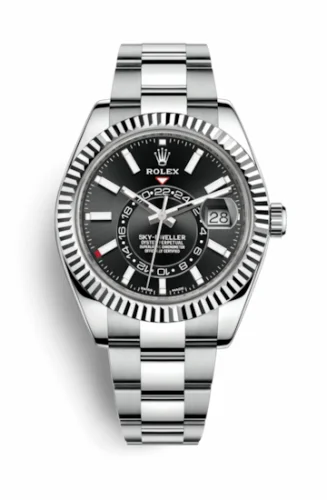 Rolex Sky-Dweller Stainless Steel / White Gold / Black 326934-0005 (m326934-0005)